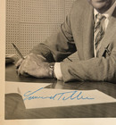 Edward Teller Signed Photo Autograph Father Of Hydrogen Bomb Lawrence Lab 1958