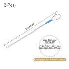 2 Pcs Cable Pulling Grip 22cm Single For 4-6cm Cable Blue