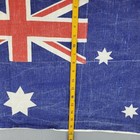 Aussie Vintage 60s 70s Linen Australia Flag Linen Tea Towel 30   x 17   