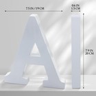 White Wooden Letters 8 Inch For Wall Decor large Unfinished Wood Letters For    