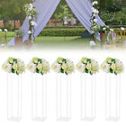  clear Acrylic Flower Stand Vase Column Holder Wedding Table Floral Display Rack