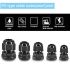 Nylon Cable Glands Ip68 Waterproof Wire Connector 3-14mm With Gasket   Nut 20pcs