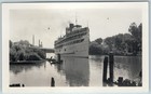 C1940s Ss Theodore Roosevelt Great Lakes Passenger Steamship Dock Snapshot Photo