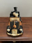 Boney Bunch Skeleton Car Votive Holder Halloween Ceramic
