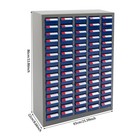 75 Drawers Parts Cabinet Small Steel Nut Tool Storage Cabinet Parts Without Door