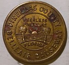 Largo  Florida - Pinellas County Belleair Causeway Transit Token Fl 460 A