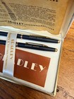 Vintage Mercury Marine Outboards Pen   Pencil Set --bradley Black Gold - W  Box