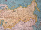 Soviet Union Russia   Siberia Mongolia Japan C  1960 Ntc Travel Club Scarce Map