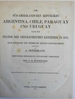 Republics South America Uruguay Argentina Chile 1875 Petermann Scarce Map