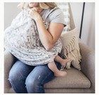 Copper Pearl Grey Shape 5 In 1 Nursing car Seat shopping Cart high Chair Cover 