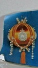 Christmas Sequin Beaded Ornament Kit Craft Makes 1 Pearl Draped Dandy Gold 3x6 