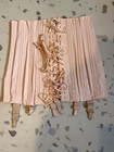 1960   s Sears roebucks Charmode Pink Corset Sz 34 New Old Stock With Bag receipt
