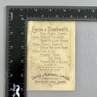 Victorian Trade Card Crosse And Blackwell s Pickles Soho Square London England