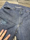 Vtg 50s 60s Mens 32 X 29 Roebucks Sears Dark Denim Jeans Pants