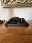 Greyhound Laying - Figurine   Sculpture   Ornament   Bronze Resin   Lurchers