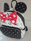 Disney Parks Loungefly Minnie Mouse Mini Backpack Polka Dot W bow 2022 
