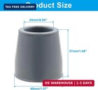 Bonsicoky Rubber Cane Tips 1 Inch