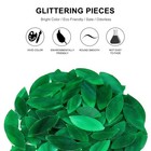 Petal Mosaic Tiles 100pcs Green Hand Cut Stained Glass Leaf For Art Craft Decor