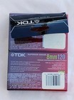 Tdk 8mm 120 Minutes Camcorder Blank Tape New Sealed Superior Grade Lot Of 2