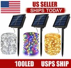 Solar String Lights Waterproof Copper Wire Fairy Outdoor Garden Party Led Lights