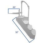 Drop-in Entry Step For Above Ground Swimming Pools Up To 52  Wall Height