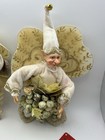 Rare  Winward Enchanted Fairy Doll Ornaments Decor Holiday Christmas Elves  2 