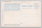 1933 Chicago World s Fair Linen Postcard - Water Tower Palmolive Night