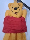 Disney Classic Winnie The Pooh Plush Diaper Holder Stacker Red Yellow Vintage
