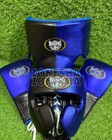 No Boxing No Life Sparring Set Of Gloves Headgear Groin Protector Black blue