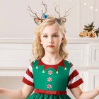 Toddler Baby Girls Christmas Dress Short Sleeve Princess Xmas Costumes Dresses