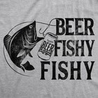 Mens Beer Fishy Fishy T Shirt Funny Fishing Drinking Hilarious Saying Novelty