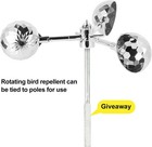 Bird Reflective Deterrent  Visual Scarer For Outdoor Control  Harmless