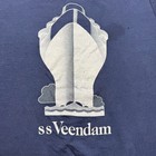 Vintage 80s Ss Veendam Holland America Line Cruise Ship Graphic T-shirt Usa - Xl