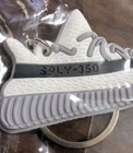 Adidas Yeezy Boost 350 V2 Sneaker Keychain 2d Flat Rubber 2 5    X 1 25    Grey New
