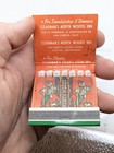 Vintage Clearmans North Woods Inn Feature Matchbook And Matchbox California 