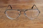 Vintage Ray Ban Italy Rb 3025 Aviator Large Eyeglasses Sunglasses Frame Rx Black