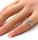 Sterling Silver Sea Turtle Ring Pinky Child Sz3 75
