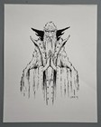 Original Pen And Ink Drawing Of A High Level Wizard  8x10 Inches  Fantasy Art