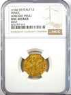 Gold 1556-59 Italy Venice Priuli Zecchino 1z Christ Coin - Ngc Unc Ms Detail