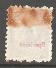 New South Wales 1862 - 64 1 - Black Queen Victoria Overprinted Specimen   Os