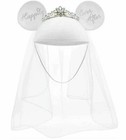 Disney Parks Mickey Minnie Mouse Wedding Groom Bride Ear Hat Set New