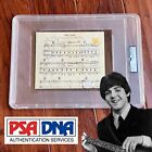 Paul Mccartney   Psa    hey Jude  Song Lyrics Autograph Souvenir Signed Beatles