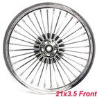 21  x3 5   36 Spoke Front Wheel Rim Dual Disc For Harley Electra Glide Road King