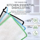 Whiffkitch Dishcloths Kitchen Dishrag Cleaning 6  X 7  -3 Pack  Tricolor