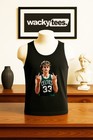 Larry Bird Flipping The Bird Vintage Classic Player Graphic Tee Shirt