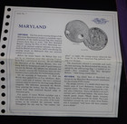 Maryland  1776-1976  Fifty State Bicentennial Collection Sterling Silver