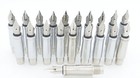 20 New Fountain Pen Metal Grip Sections   Nib Units For Fountain Pen Makers Mint