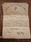 1945 Marine Corps Honorable Discharge Certificate Wwii U s m c 