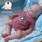 18 5  3kg Handmade Girl - Full Platinum Silicone Newborn Realistic Baby Doll -