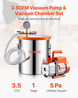 5 Gallon Vacuum Chamber 3 5cfm Single Stage Pump Degassing Chamber Kit
